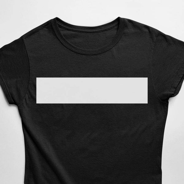 Censored T-Shirt in schwarz für Frauen